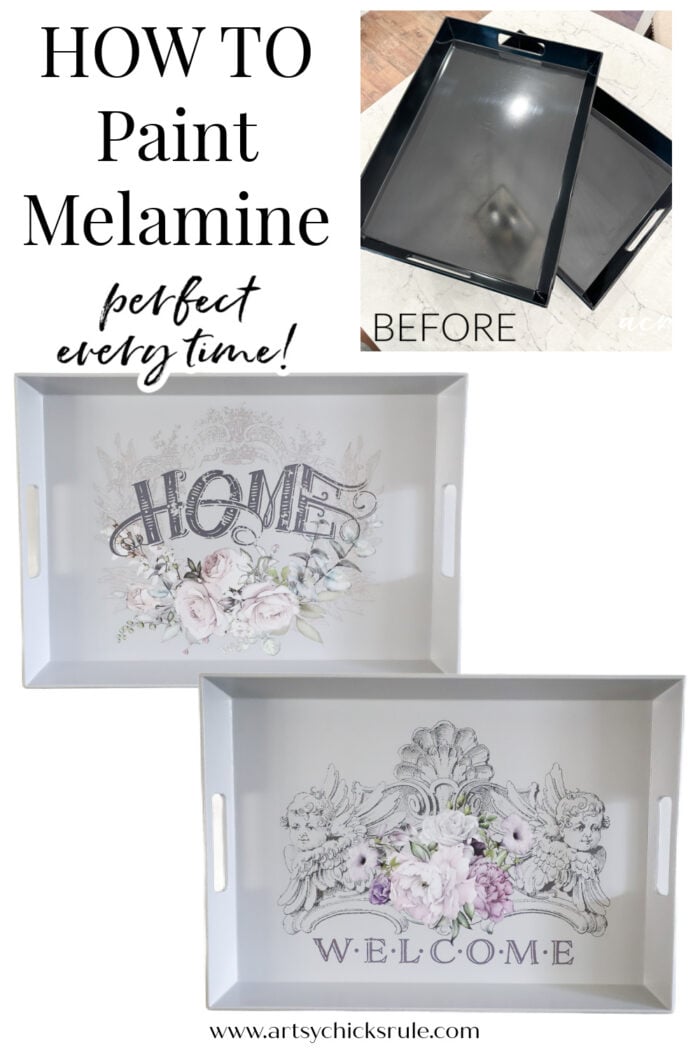 How To Paint Melamine! Create a successful project with the right products! artsychicksrule.com