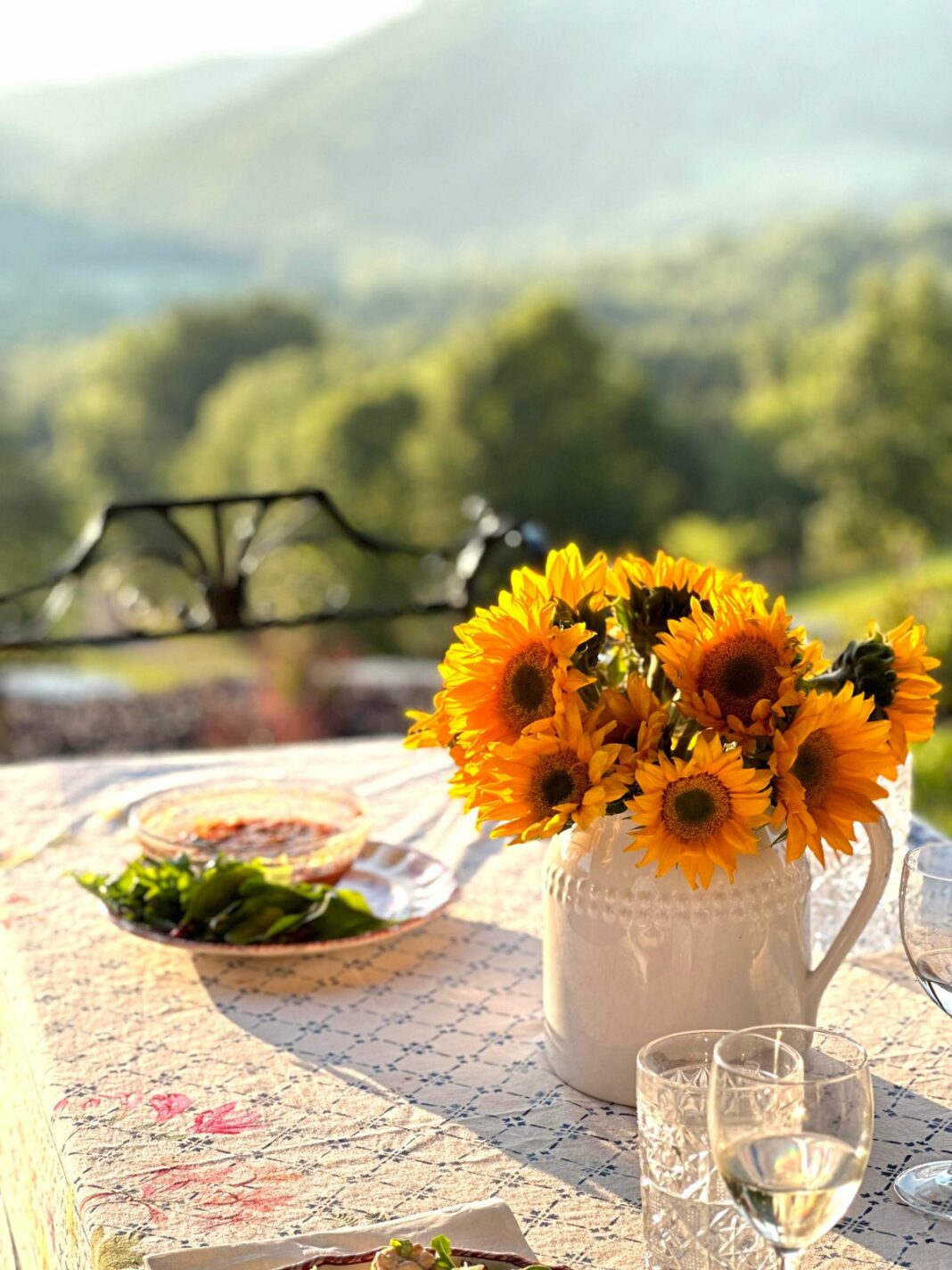 sunflowers-in-white-pitcher